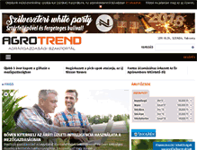 Tablet Screenshot of agrotrend.hu